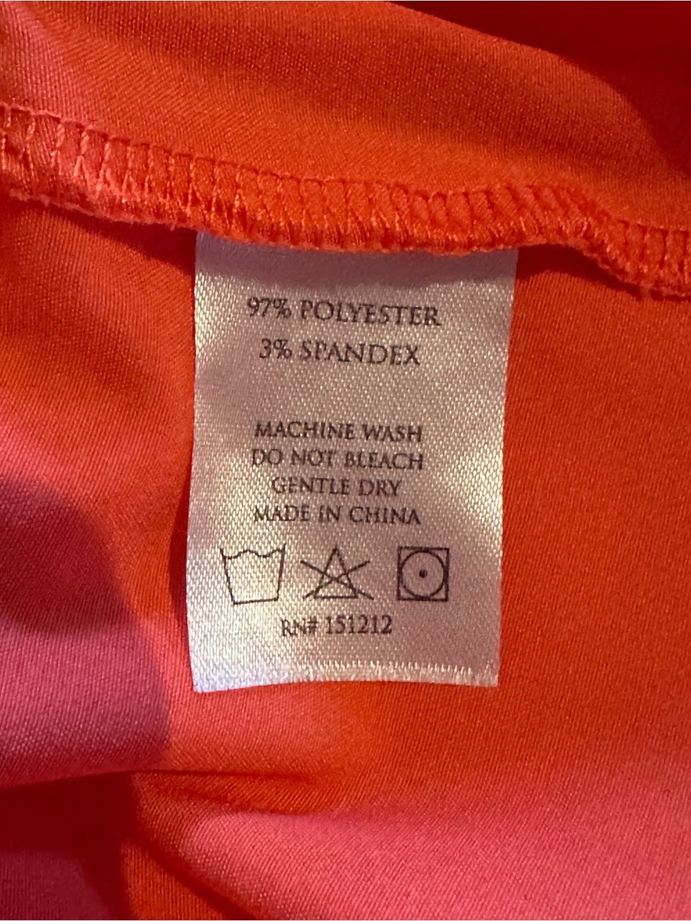 Michelle McDowell Women’s Orange Long Sleeve Blouse size XXL Key Hole In Back - Picture 9 of 10